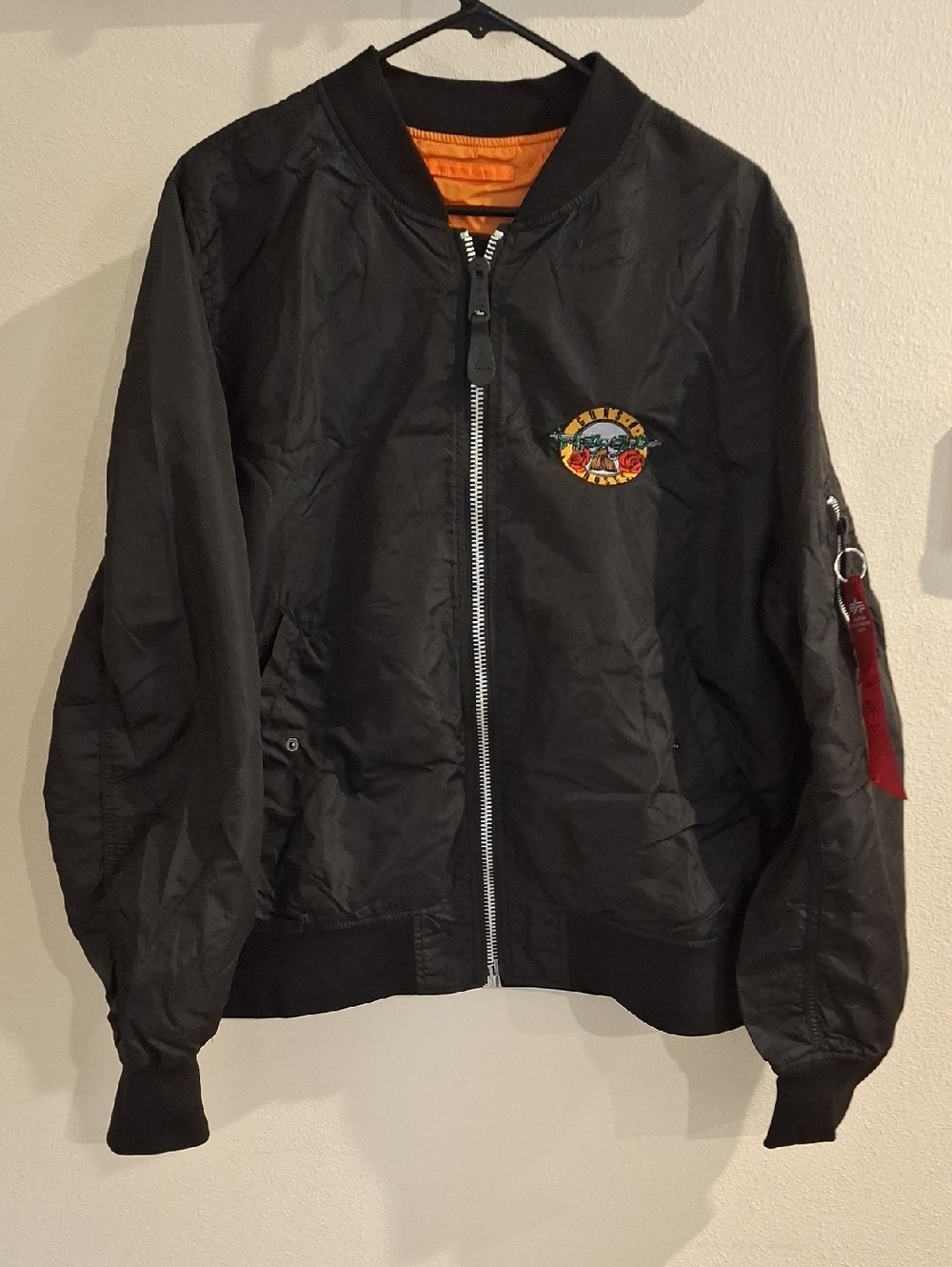 Vintage Guns And Roses "Not In This Lifetime "Black Bomber Jacket Never Worn